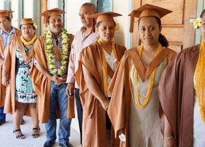 Niuean students graduate. File photo/USP