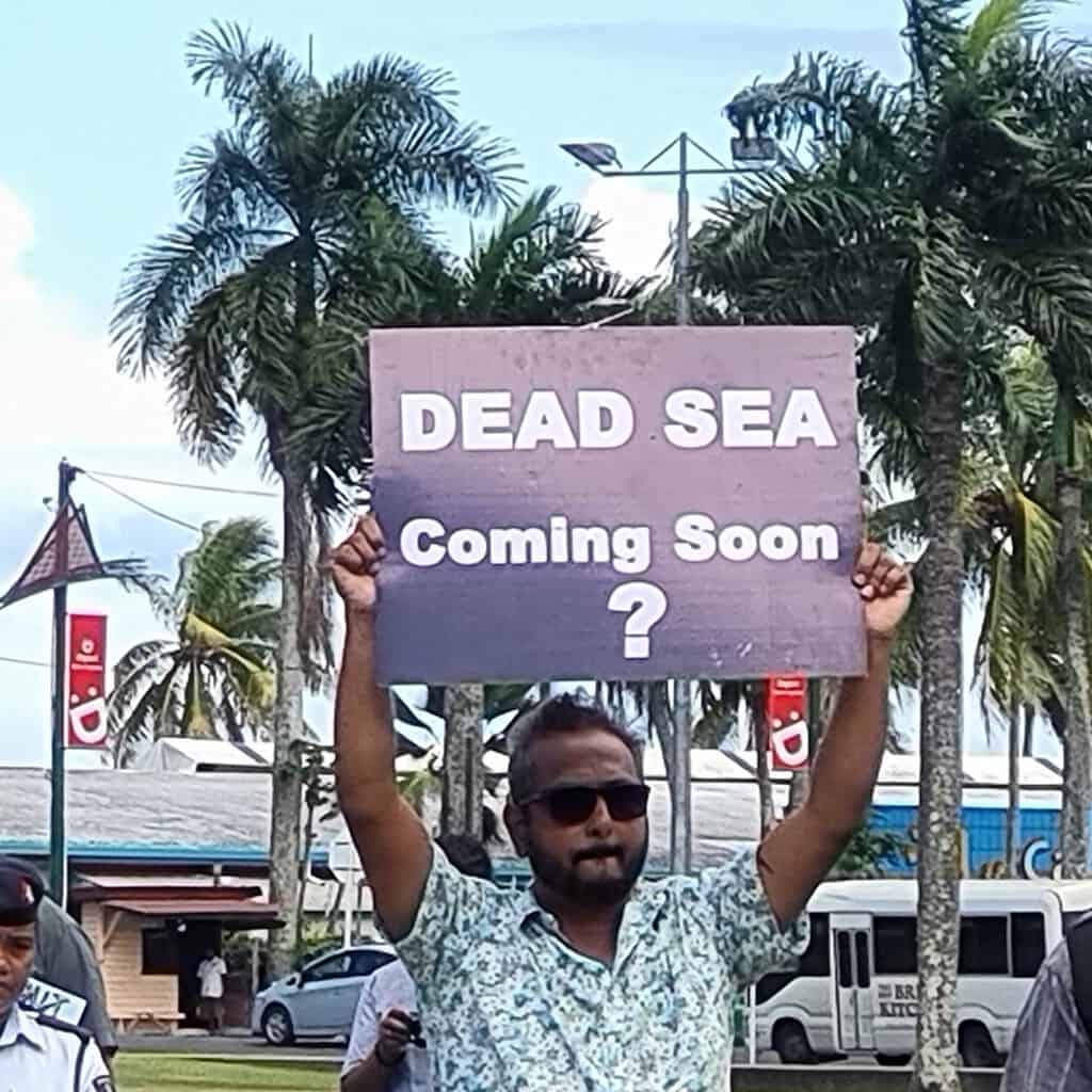 Fukushima protest in Suva