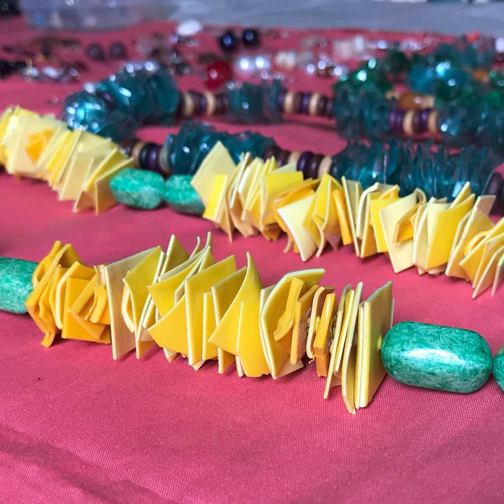 Galoa plastic necklaces