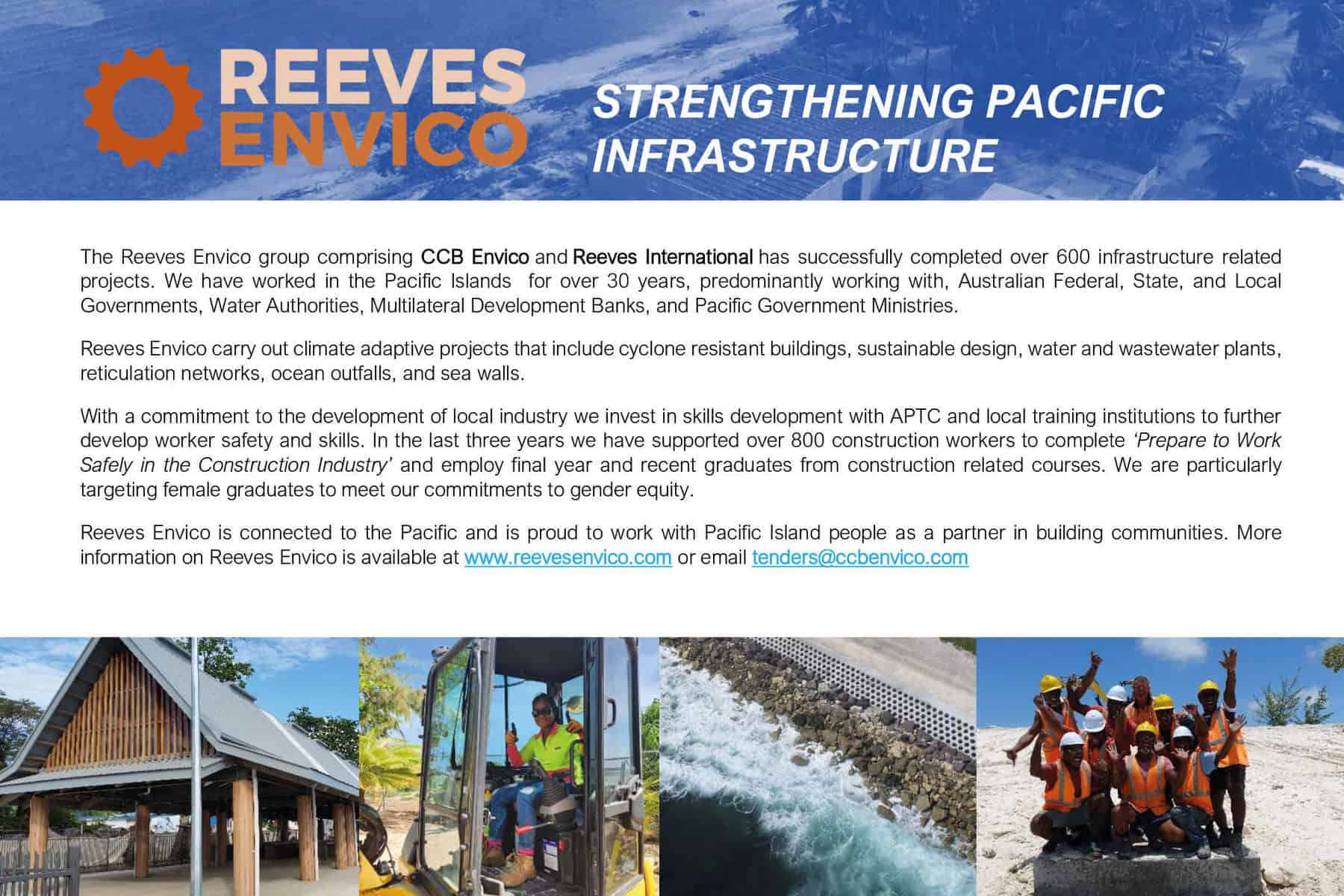 Reeves Envico Islands Business